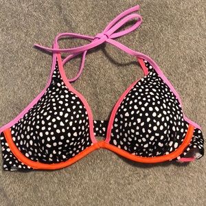 Polka dot bikini top
